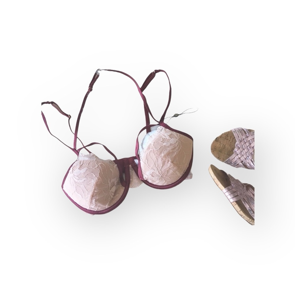 new Bluebella ᪥ Romantic Satin+ Floral Lace Underwire Demi Bra ᪥ Pink ᪥ 32D ᪥ - Picture 7 of 16